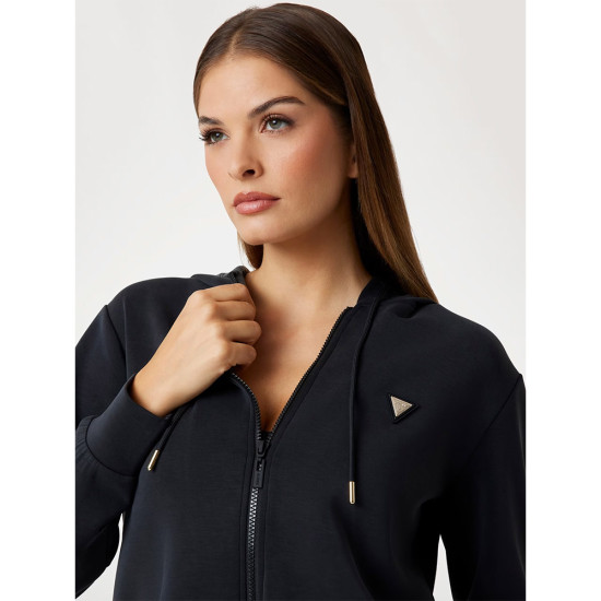 Guess Γυναικεία ζακέτα Olympe Full Zip Hoodie Sweatshirt